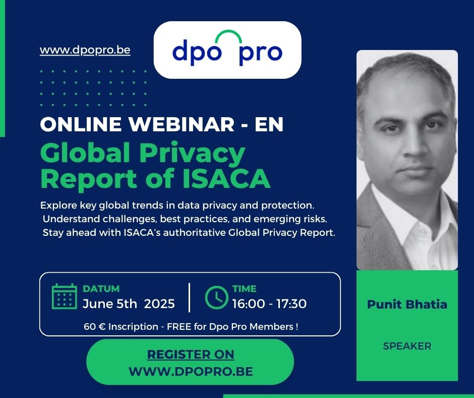Webinar (EN) - Global Privacy Report of ISACA