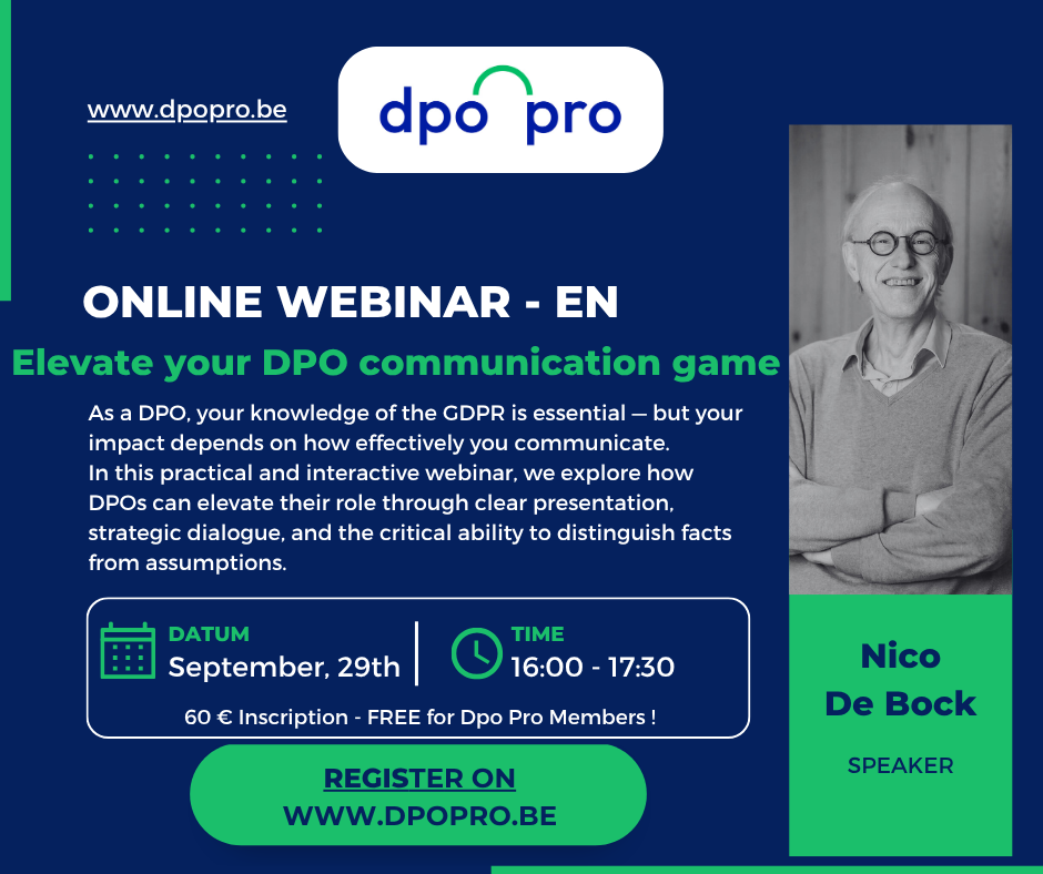 Webinar (EN) - Elevate your DPO communication game with DPO PRO’s webinar