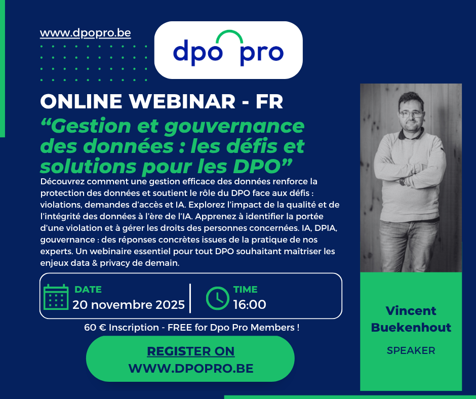 Webinaire (FR) - Gestion et gouvernance des données : les défis et solutions pour les DPO